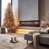 Cheminée électrique décorative — mise en situation