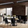 Bandes chauffantes design Mo-El Hottop - 1410x201x58 mm Noir / Variateur