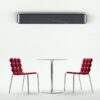 Bandes chauffantes design Mo-El Hottop - 1710x201x58 mm Noir / Variateur