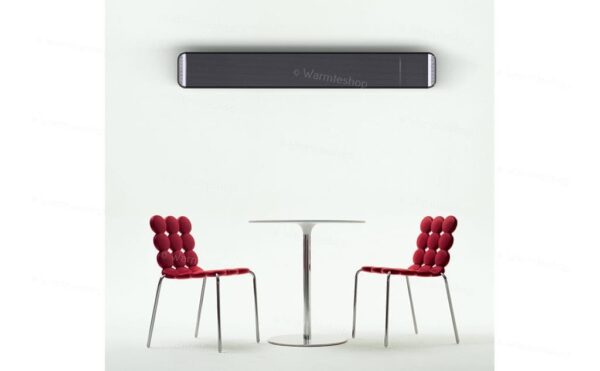 Bandes chauffantes design Mo-El Hottop - 1710x201x58 mm Noir / Variateur