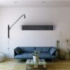 Bandes chauffantes design Mo-El Hottop - 2110x201x58 mm Noir / Variateur Bandes chauffantes design Mo-El Hottop - 2110x201x58 mm Noir / Variateur