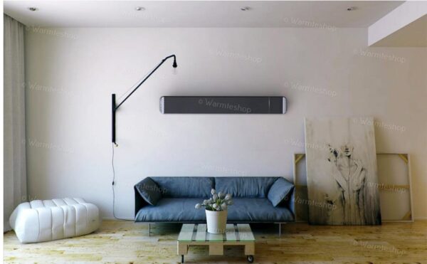 Bandes chauffantes design Mo-El Hottop - 2110x201x58 mm Noir / Variateur Bandes chauffantes design Mo-El Hottop - 2110x201x58 mm Noir / Variateur