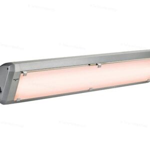Heliosa 99.1 - Cordon 150 cm avec verre filtrant - Argent - 4000 Watt Heliosa 99.1 - Cordon 150 cm avec verre filtrant - Argent - 4000 Watt