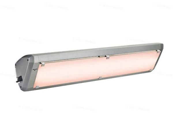 Heliosa 99.1 - Cordon 150 cm avec verre filtrant - Argent - 4000 Watt Heliosa 99.1 - Cordon 150 cm avec verre filtrant - Argent - 4000 Watt