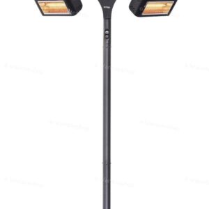 Heliosa 993 - Cordon 400 cm - 3000 watts - Anthracite Heliosa 993 - Cordon 400 cm - 3000 watts - Anthracite
