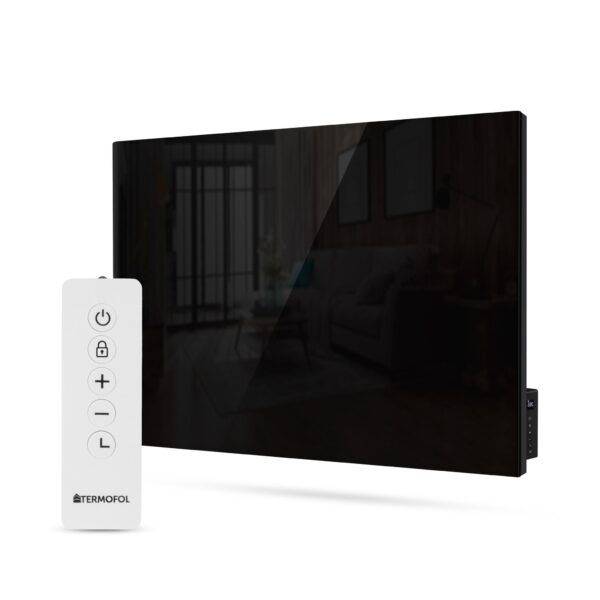 Panneau infrarouge Termofol TF-GB500 – verre noir, 500 W – photo 1 Panneau infrarouge Termofol TF-GB500 – verre noir, 500 W – vue du produit