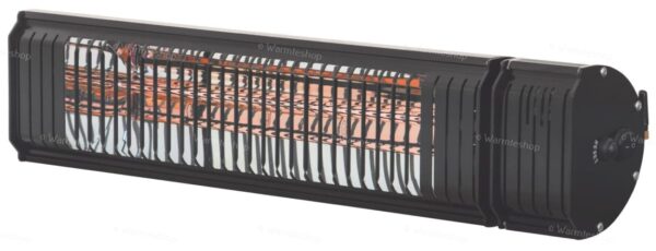 Chauffage de terrasse Campos - coloris noir - 2000 watts - 15m2 Chauffage de terrasse Campos - coloris noir - 2000 watts - 15m2