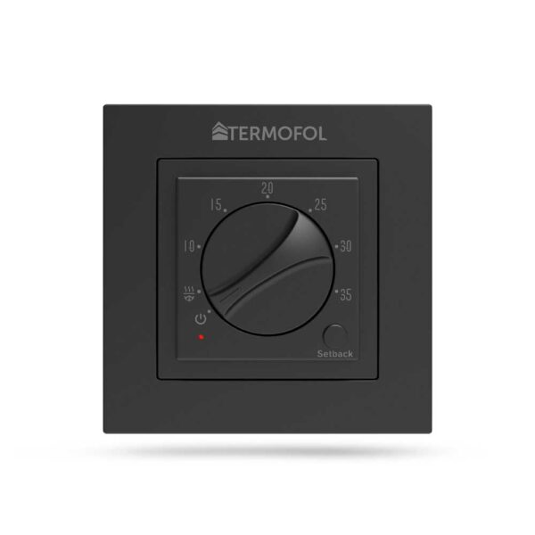 Thermostat manuel Termofol TF-H3 – noir – vue du produit
