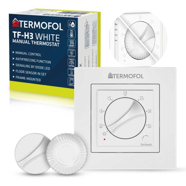 Thermostat manuel Termofol TF-H3 – blanc – photo 5