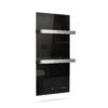 Sèche-serviettes infrarouge Termofol TF-LB400 – verre noir – photo 1 Sèche-serviettes infrarouge Termofol TF-LB400 – verre noir – vue du produit