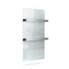 Sèche-serviettes infrarouge Termofol TF-LW400 – verre blanc – photo 1 Sèche-serviettes infrarouge Termofol TF-LW400 – verre blanc – vue du produit