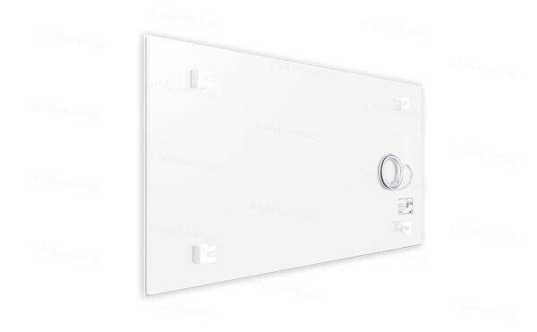 Panneau infrarouge en verre Welltherm - blanc satiné - 360 watts
