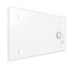 Panneau infrarouge en verre Welltherm - blanc cristal - 360 watts