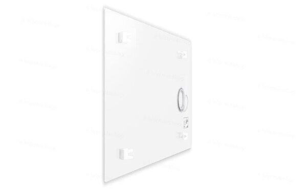Panneau infrarouge en verre Welltherm - blanc cristal - 370 watts Panneau infrarouge en verre Welltherm - blanc cristal - 370 watts