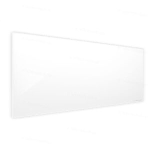 Panneau infrarouge en verre Welltherm - blanc cristal - 930 watts Panneau infrarouge en verre Welltherm - blanc cristal - 930 watts