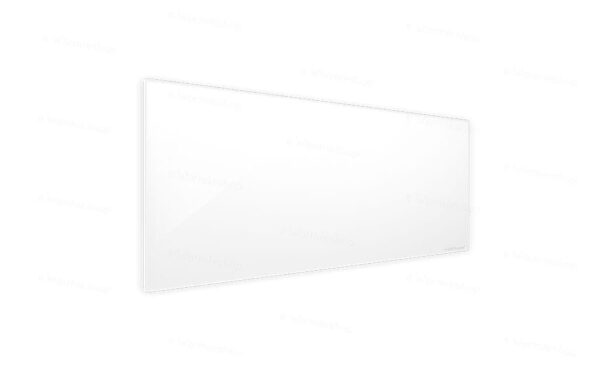 Panneau infrarouge en verre Welltherm - blanc cristal - 930 watts