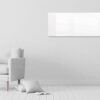 Panneau infrarouge en verre Welltherm - blanc cristal - 930 watts