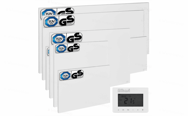 Panneau infrarouge métalliques Alkari version ITC - 500 watts Panneau infrarouge métalliques Alkari version ITC - 500 watts