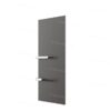 Sèche-serviettes Welltherm BP métal anthracite - 660 watts