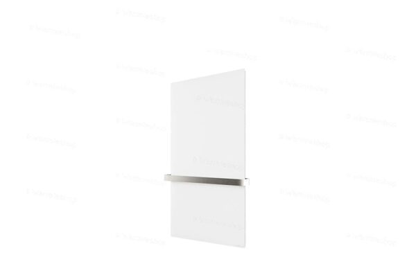 Sèche-serviettes Welltherm BP verre blanc cristal - 550 watts Sèche-serviettes Welltherm BP verre blanc cristal - 550 watts