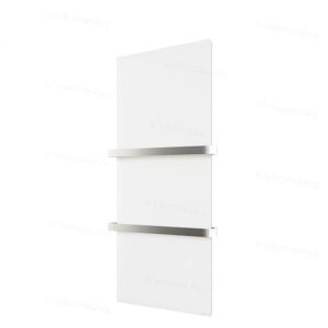 Sèche-serviettes Welltherm BP verre blanc cristal - 660 watts Sèche-serviettes Welltherm BP verre blanc cristal - 660 watts