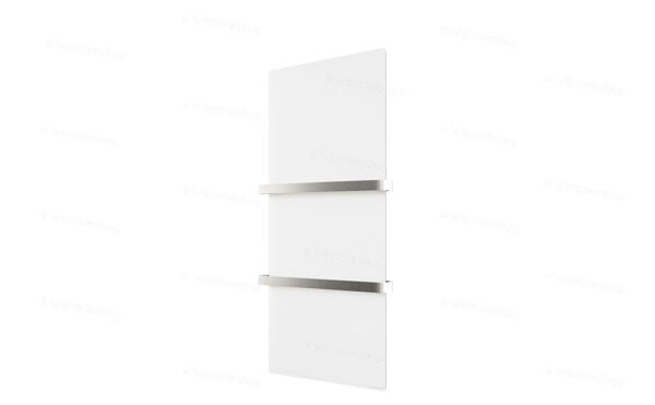 Sèche-serviettes Welltherm BP verre blanc cristal - 660 watts Sèche-serviettes Welltherm BP verre blanc cristal - 660 watts