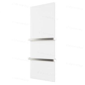 Sèche-serviettes Welltherm BP verre blanc cristal - 850 watts Sèche-serviettes Welltherm BP verre blanc cristal - 850 watts