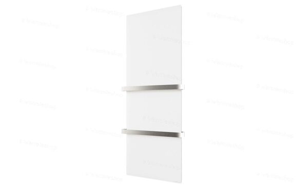 Sèche-serviettes Welltherm BP verre blanc cristal - 850 watts Sèche-serviettes Welltherm BP verre blanc cristal - 850 watts