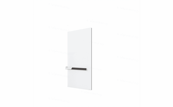 Sèche-serviettes Welltherm BP verre blanc satiné - 550 watts Sèche-serviettes Welltherm BP verre blanc satiné - 550 watts