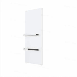 Sèche-serviettes Welltherm BP verre blanc satiné - 660 watts Sèche-serviettes Welltherm BP verre blanc satiné - 660 watts