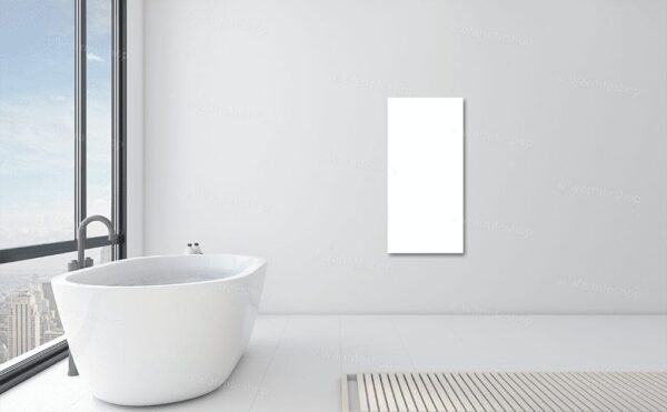 Panneau infrarouge en verre Ecaros - blanc - 800 watts Panneau infrarouge en verre Ecaros - blanc - 800 watts