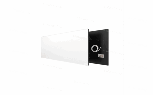 Panneau infrarouge en verre Ecaros - blanc - 1000 watts Panneau infrarouge en verre Ecaros - blanc - 1000 watts