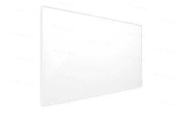 Panneau infrarouge en verre Ecaros - blanc satiné - 800 watts