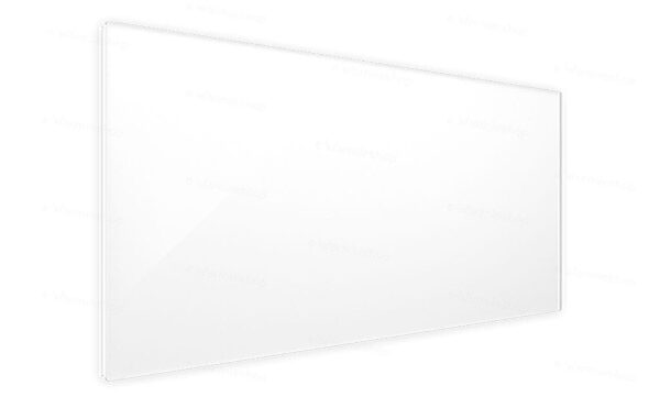 Panneau infrarouge en verre Ecaros - blanc satiné - 1000 watts
