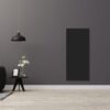 Panneau infrarouge en verre Ecaros - noir satiné - 1000 watts