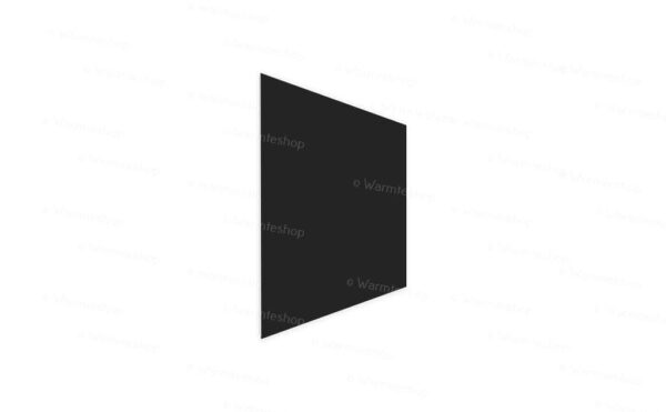 Panneau infrarouge en verre Ecaros - noir satiné - 400 watts