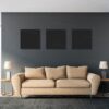 Panneau infrarouge en verre Ecaros - noir satiné - 400 watts