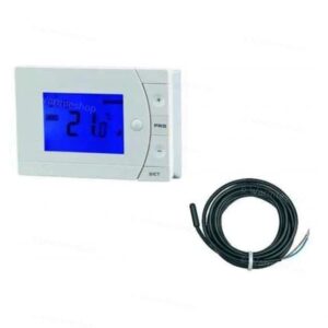 Thermostat numérique studio de yoga - En saillie - avec sonde d'ambiance Thermostat numérique studio de yoga - En saillie - avec sonde d'ambiance