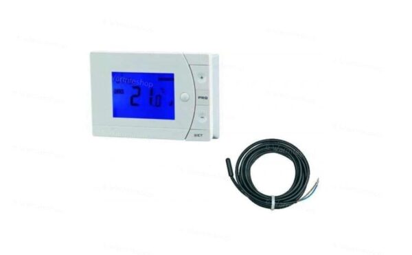 Thermostat numérique studio de yoga - En saillie - avec sonde d'ambiance Thermostat numérique studio de yoga - En saillie - avec sonde d'ambiance