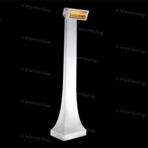Chauffage de terrasse Heliosa Obelisk 66 AL - couleur blanc -2000 watts Chauffage de terrasse Heliosa Obelisk 66 AL - couleur blanc -2000 watts
