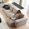 Bandes chauffantes design Mo-El Aaren (ondes moyennes) - 1050x250x75 mm Noir — mise en situation