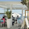 Bandes chauffantes design Mo-El Aaren (ondes moyennes) - 1050x250x75 mm Blanc — mise en situation
