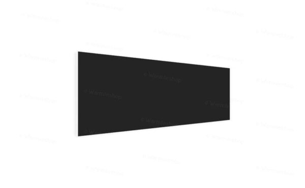 Panneau infrarouge en verre Welltherm - noir satiné - 625 watts Panneau infrarouge en verre Welltherm - noir satiné - 625 watts