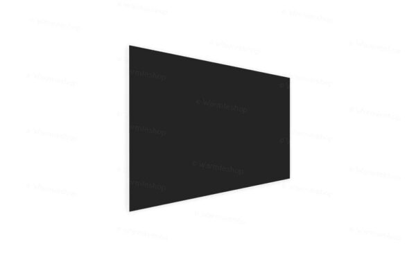 Panneau infrarouge en verre Welltherm - noir satiné - 780 watts