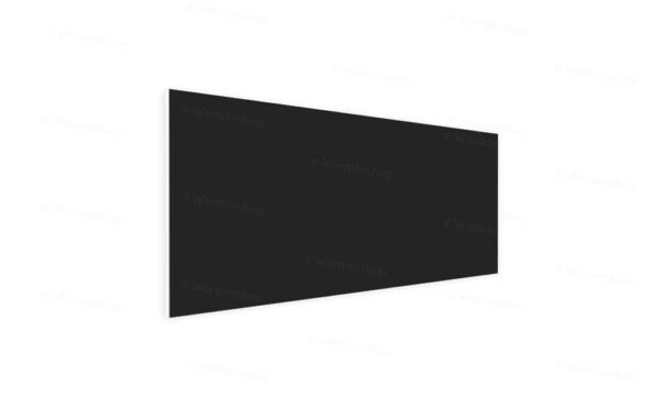 Panneau infrarouge en verre Welltherm - noir satiné - 930 watts