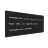 Panneau infrarouge en verre Welltherm - noir satiné - 930 watts