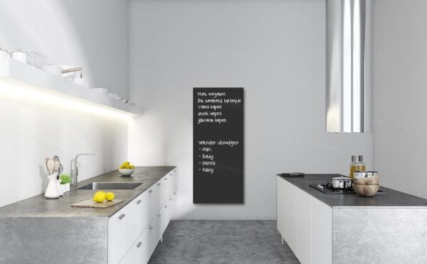 Panneau infrarouge en verre Welltherm - noir satiné - 930 watts