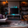 Cheminée électrique décorative — mise en situation Cheminée électrique décorative — mise en situation