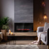 Cheminée électrique décorative — mise en situation Cheminée électrique décorative — mise en situation
