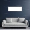 Panneau infrarouge en verre Welltherm - blanc satiné - 360 watts